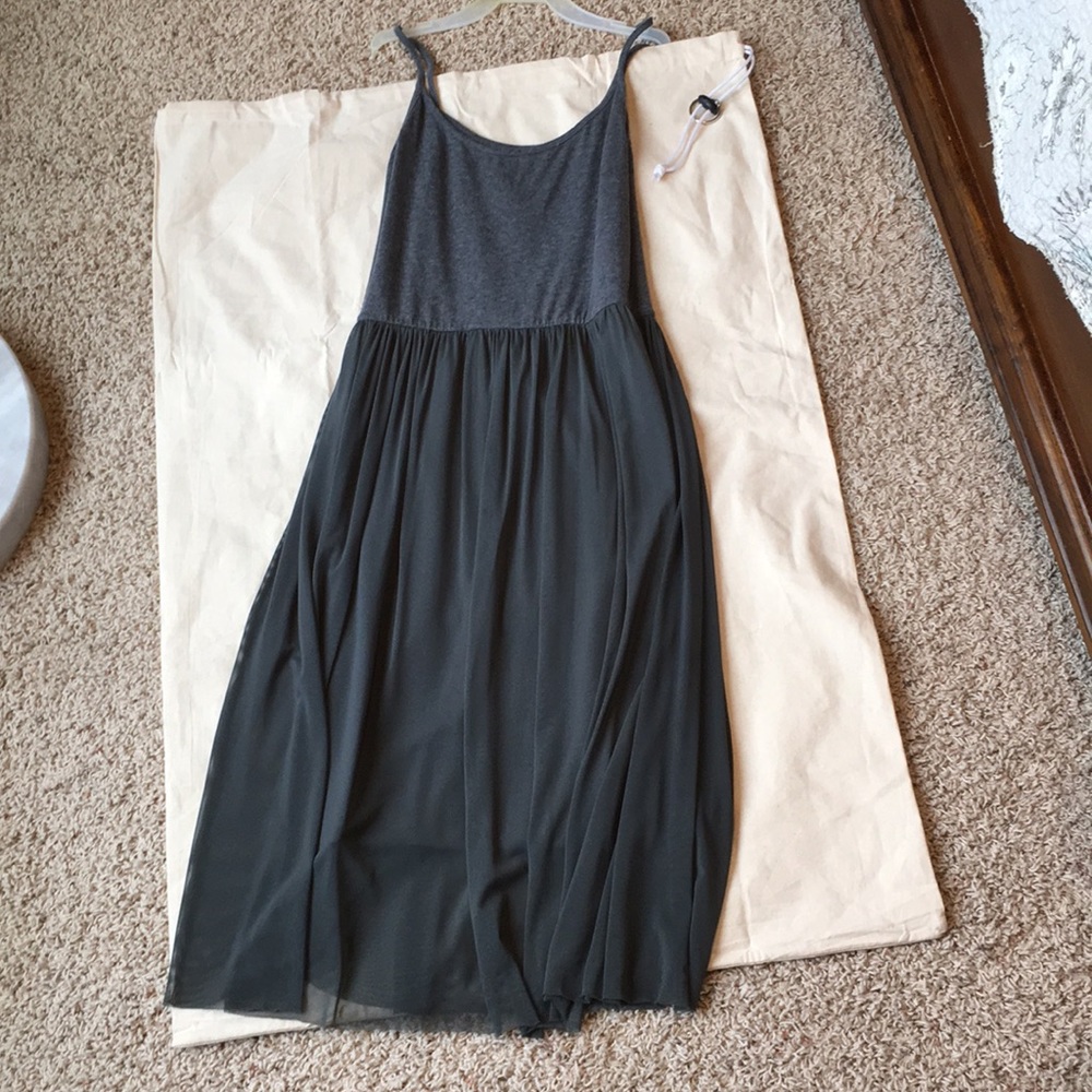 Grey long dress